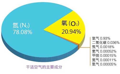 空氣中有氖氣嗎？空氣中有哪些氣體？